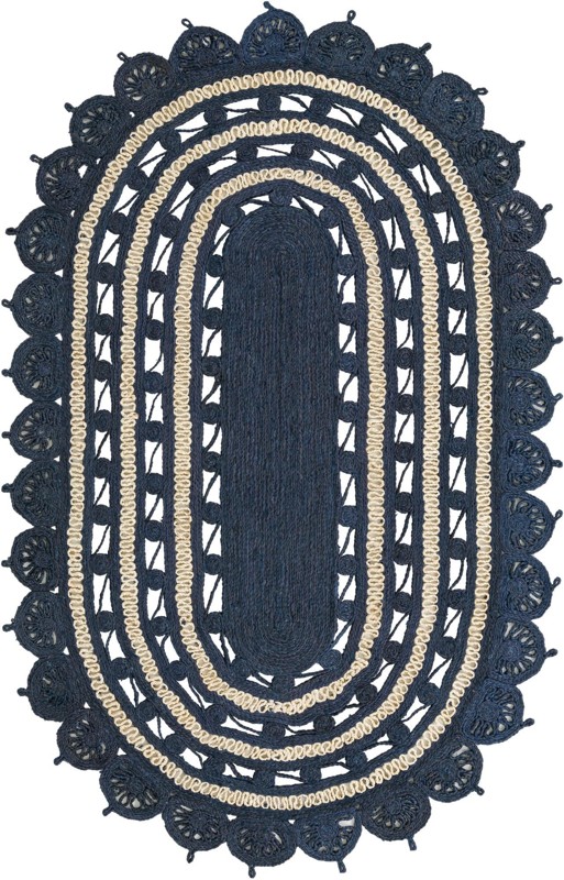 5' 1 x 8' Anise · Solid Braided Jute Rug