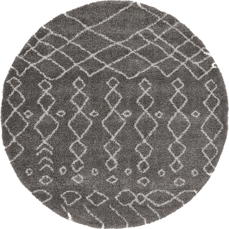 8' x 8' Jameson · Diamond Shag Rug