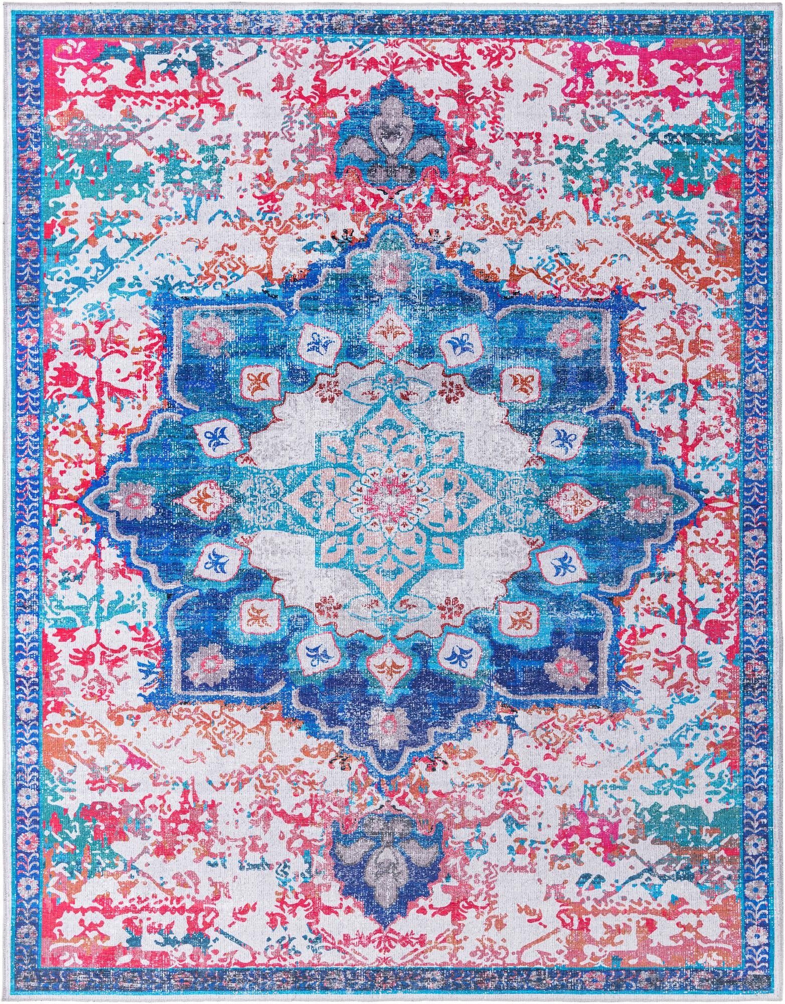 10' 6 x 13' Rideout · Border Washable Rug