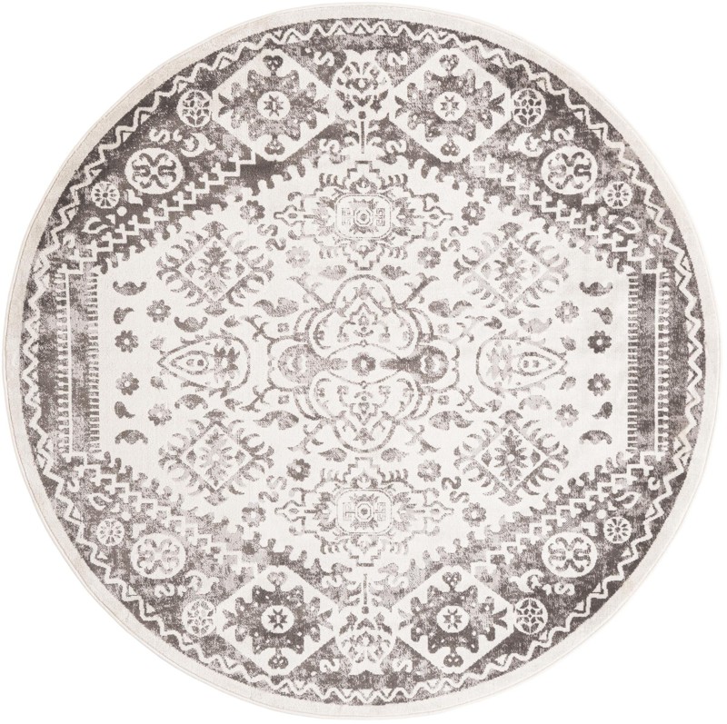 Elsie · Border rug, cream