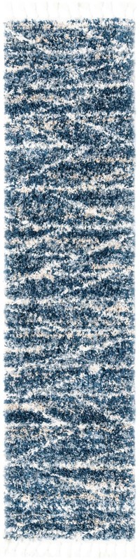 Edenton · Abstract Shag Rug, blue