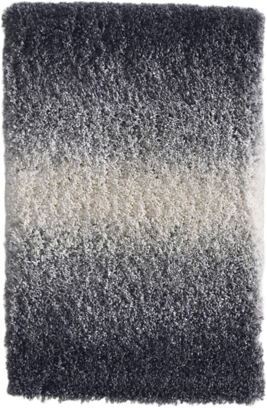 2' x 3' Dwyer · Gradient Shag Rug, charcoal, gray and cream