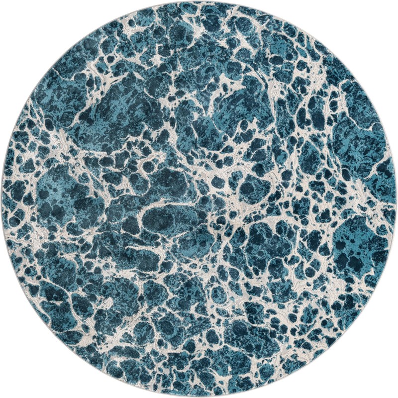 Lionel · Abstract rug, blue
