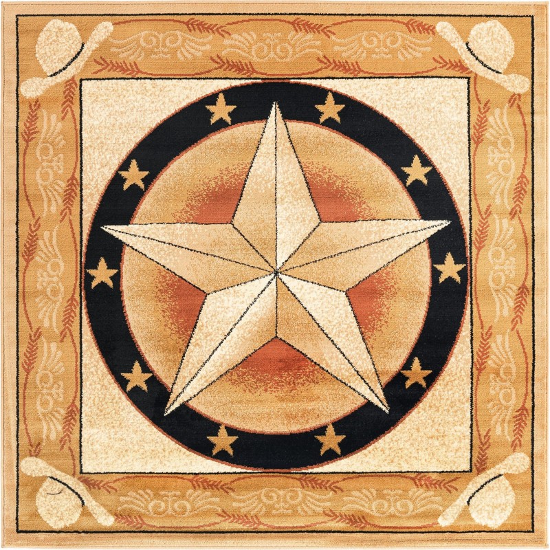 Heather · Border rug