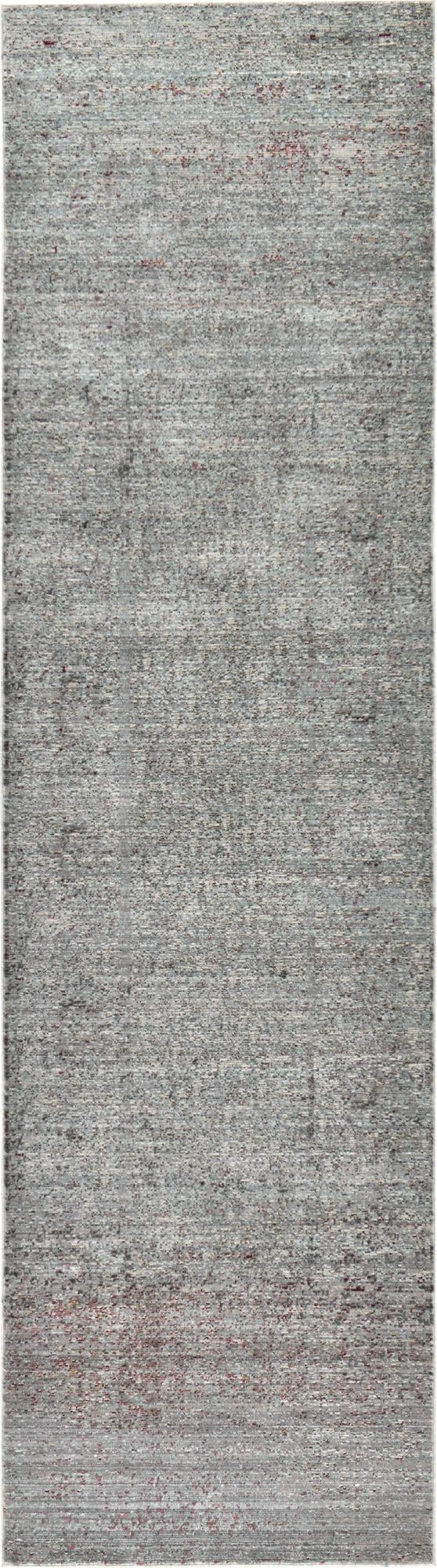 2' 7 x 9' 10 Moorhead · Abstract rug, gray and burgundy