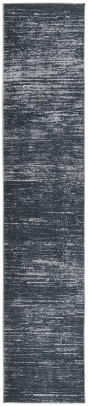 Prewitt · Linear abstract rug, black and ivory