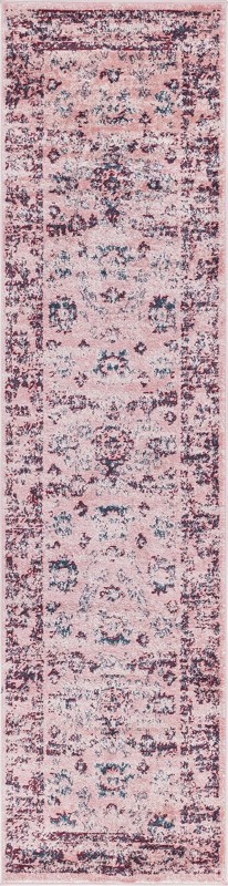 2' 7 x 10' Appleby · Border rug, rose