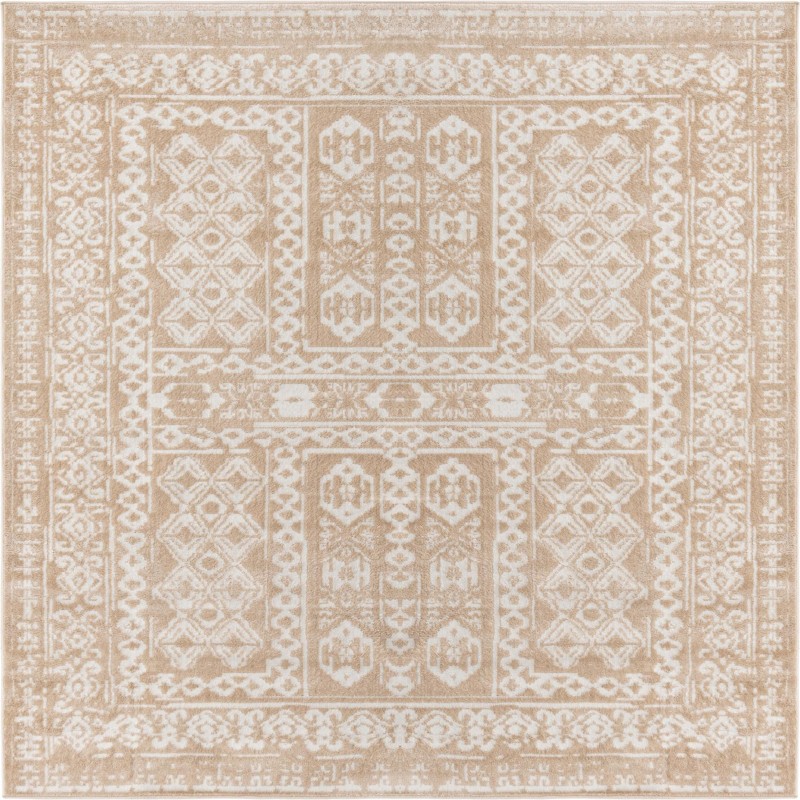 Fitch · Border rug, beige