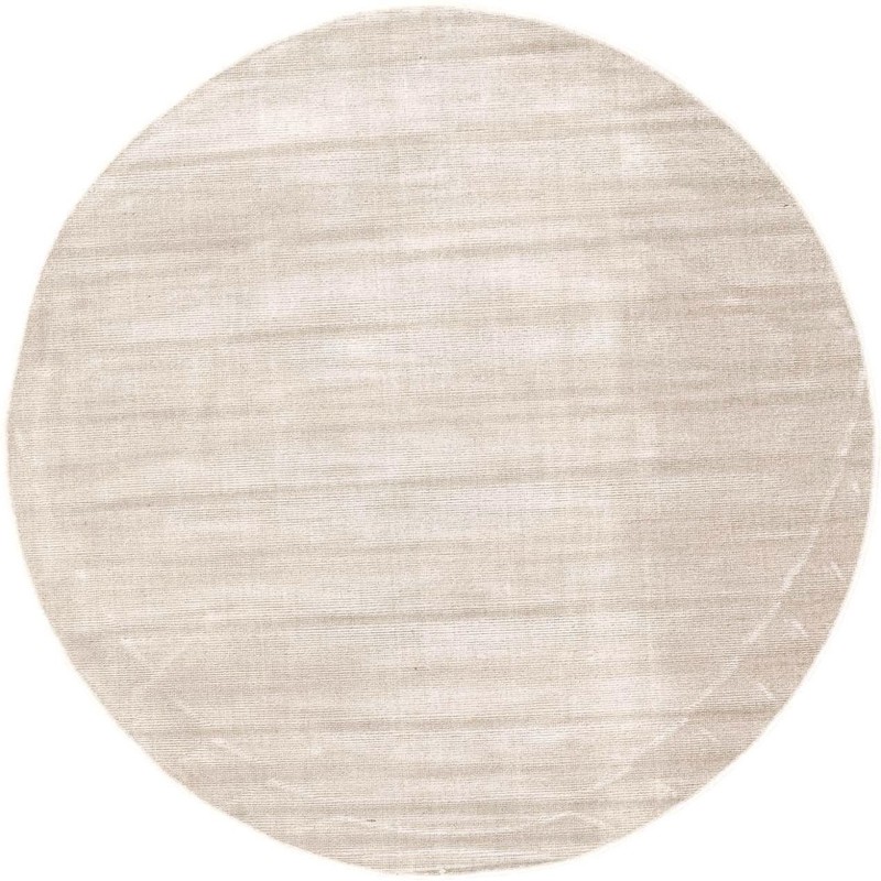 3' 7 x 3' 7 Jameson · Solid round rug, beige