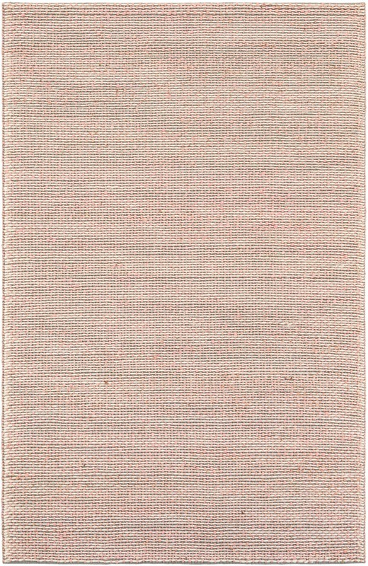 6' 1 x 9' Keeler · Solid Wool Rug, pink and gray