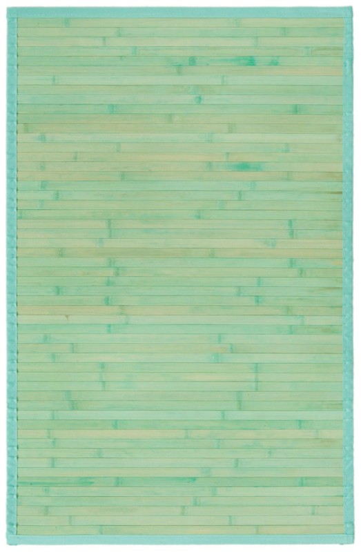 2' x 3' Nora · Striped rug, aqua