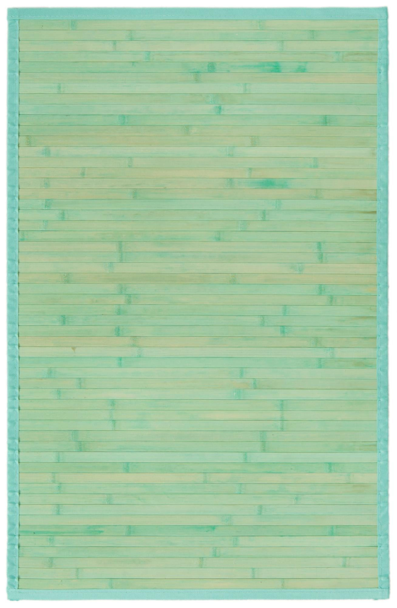 2' x 3' Nora · Striped rug, aqua