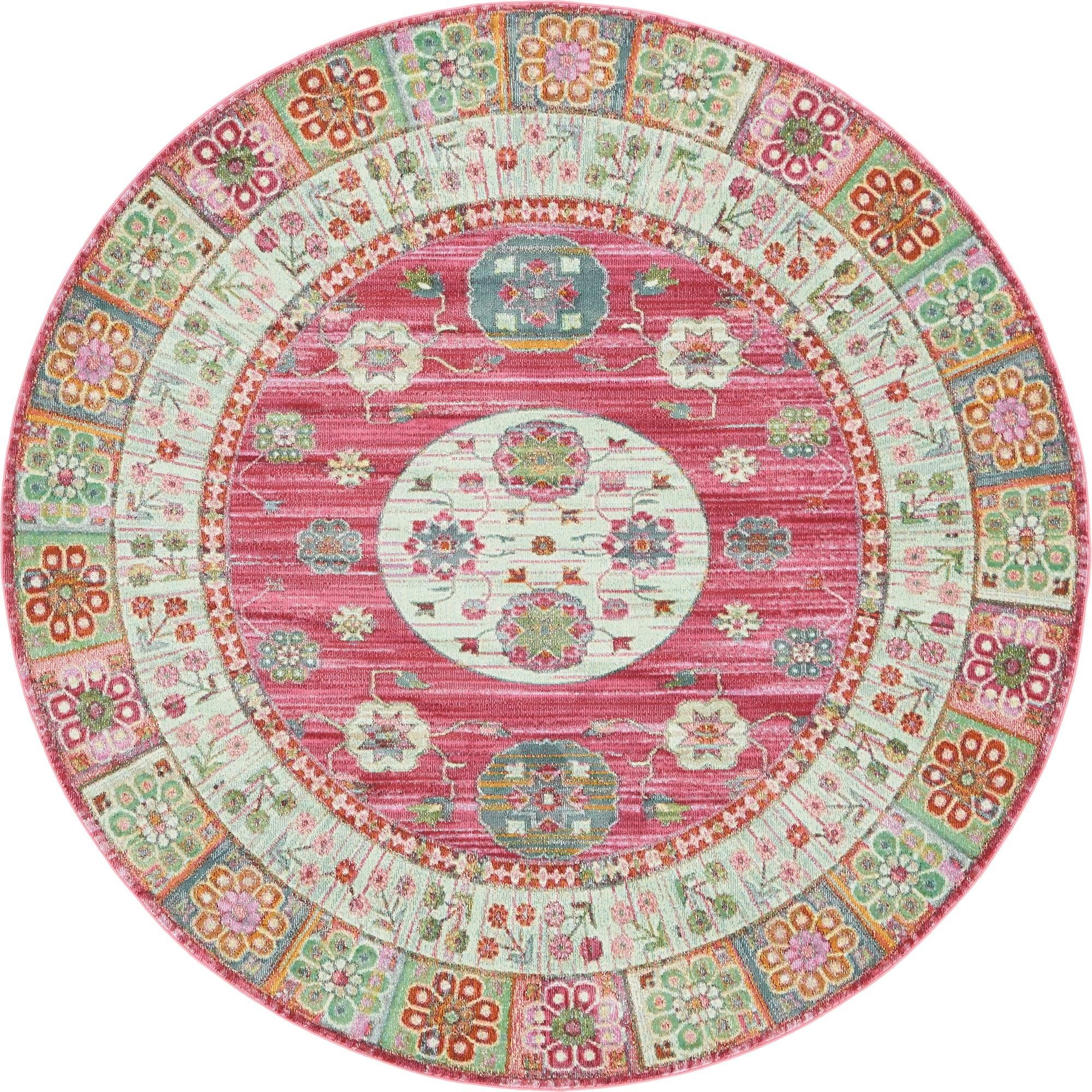 8' x 8' Lanier · Border rug