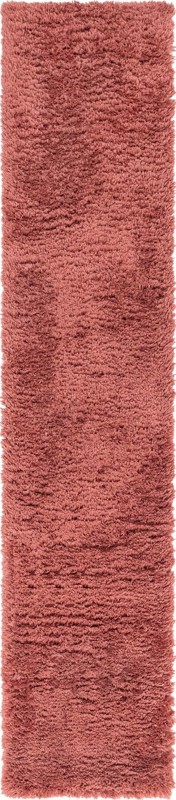 2' 7 x 13' Olympia · Solid Shag Rug, vintage rose