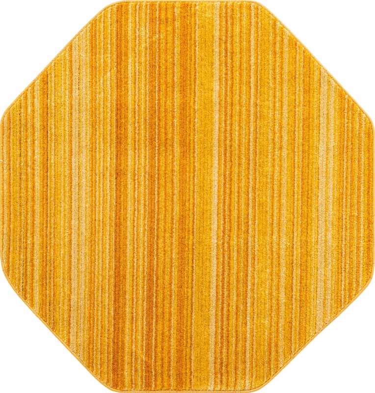 4' x 4' Jagger · Lines rug, yellow