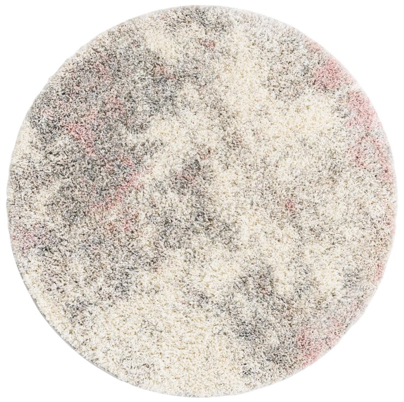 Cheswick · Abstract Shag Rug, pink