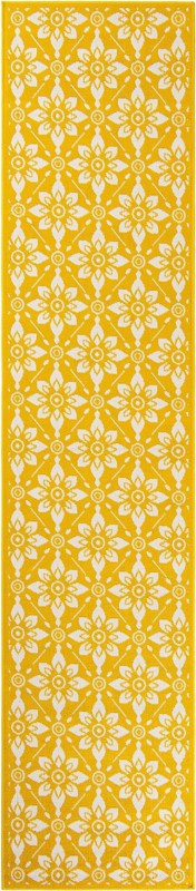 2' 7 x 12' Selwyn · Floral / botanical Outdoor Rug, yellow