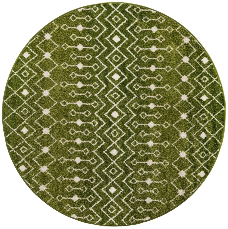Boswell · Chevron rug, green
