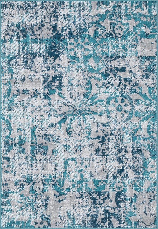 4' x 6' Carrick · Medallion rug, blue