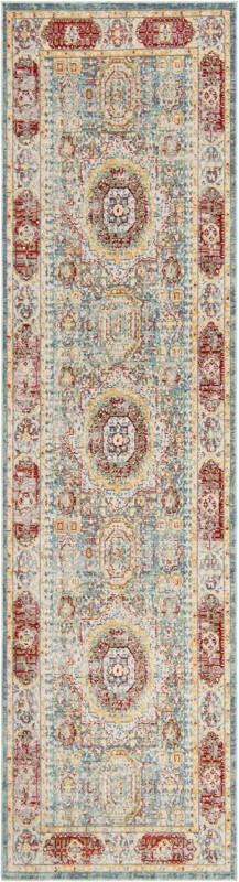 2' 7 x 9' 10 Wicker · Border rug