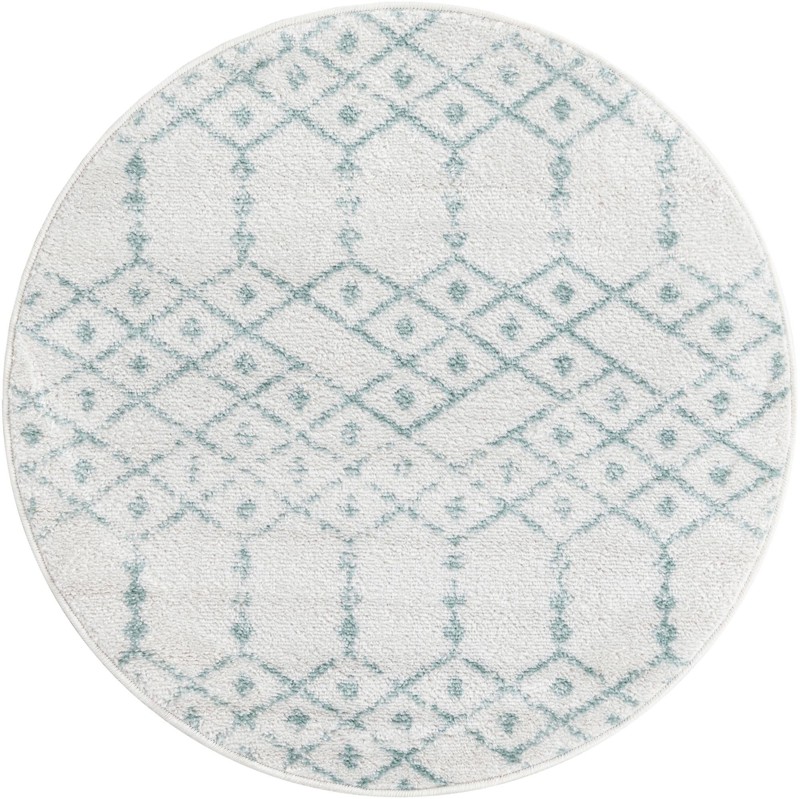 3' x 3' Newcomb · Diamond rug
