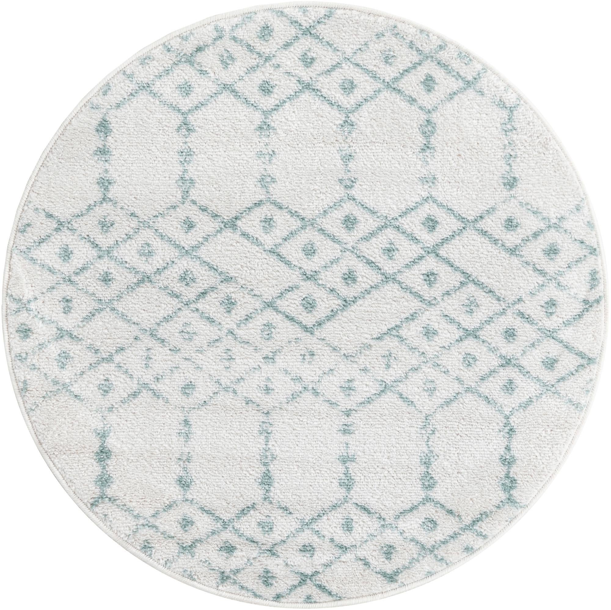 3' x 3' Newcomb · Diamond rug