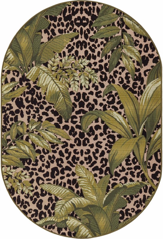 4' x 6' Lomax · Floral / botanical Outdoor Rug