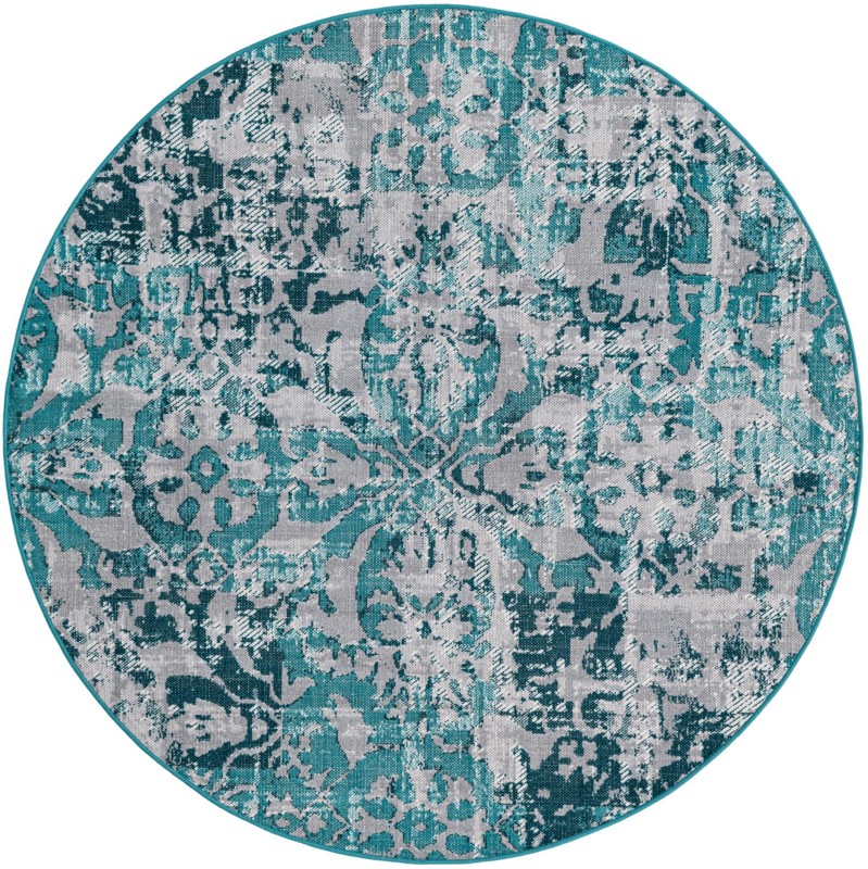 Carrick · Abstract rug, blue