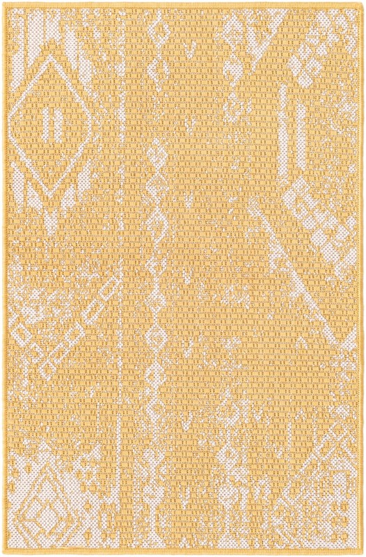 Wildman · Abstract Outdoor Rug, yellow