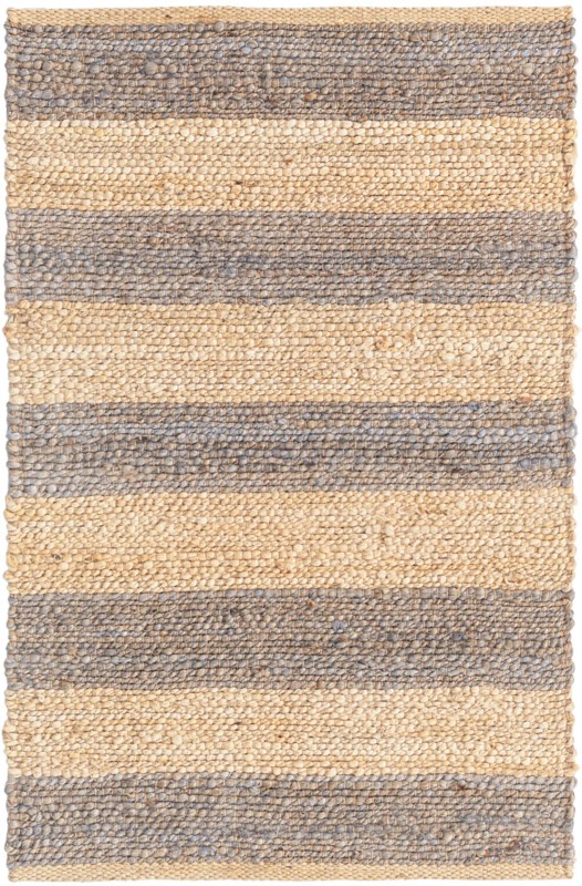 2' 2 x 3' 1 Askew · Striped Braided Jute Rug
