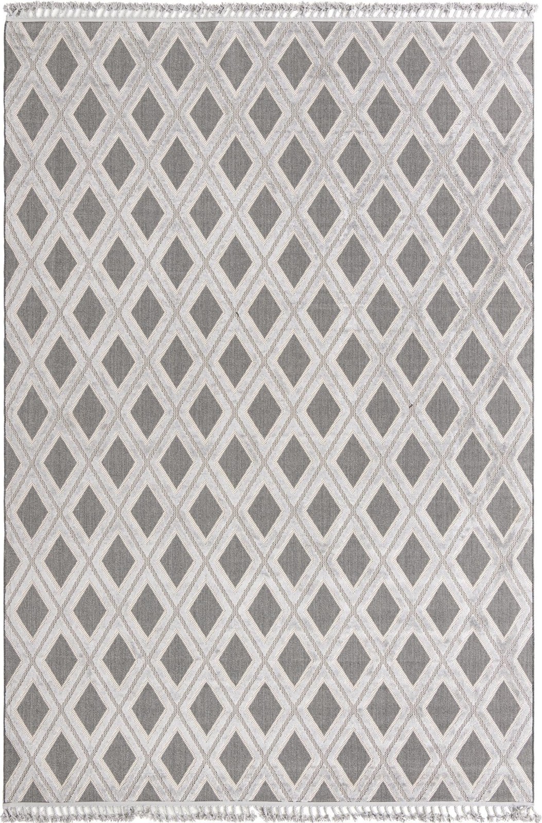 9' 10 x 14' Goshen · Diamond rug, charcoal
