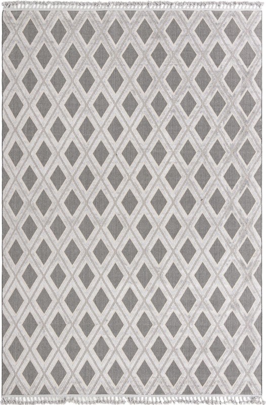 9' 10 x 14' Goshen · Diamond rug, charcoal