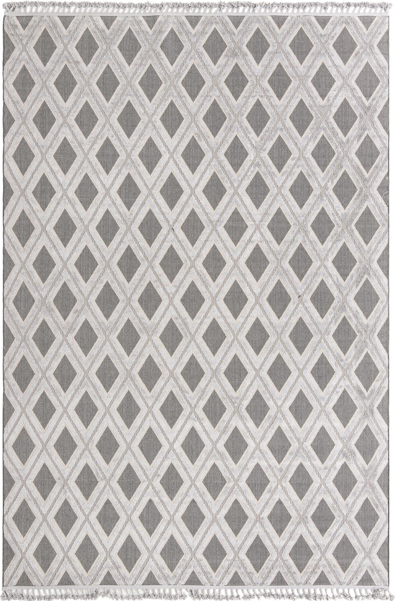 9' 10 x 14' Goshen · Diamond rug, charcoal