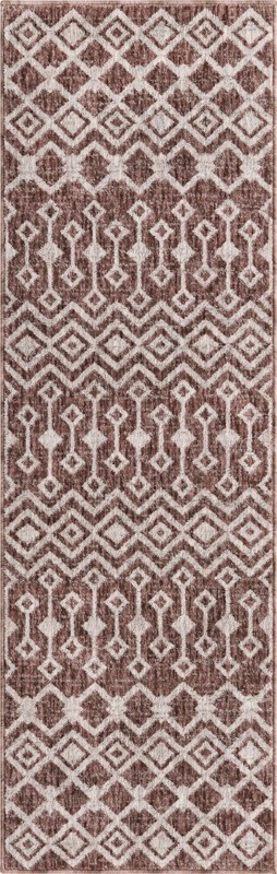Harlan · Diamond rug, dusty rose