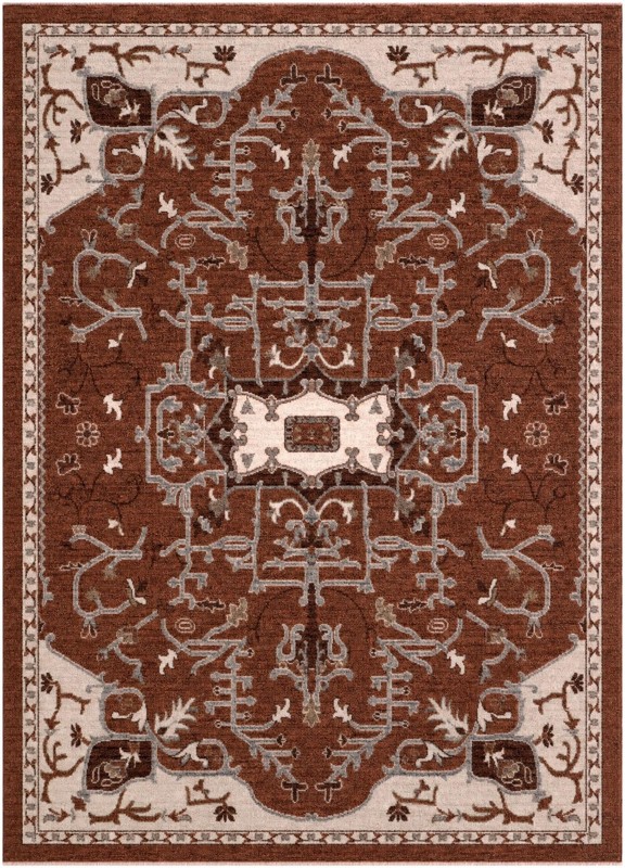 Colter · Border rug, terracotta rust red