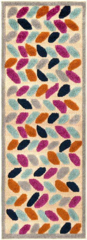 2' x 6' Boyd · Geometric Outdoor Rug, beige