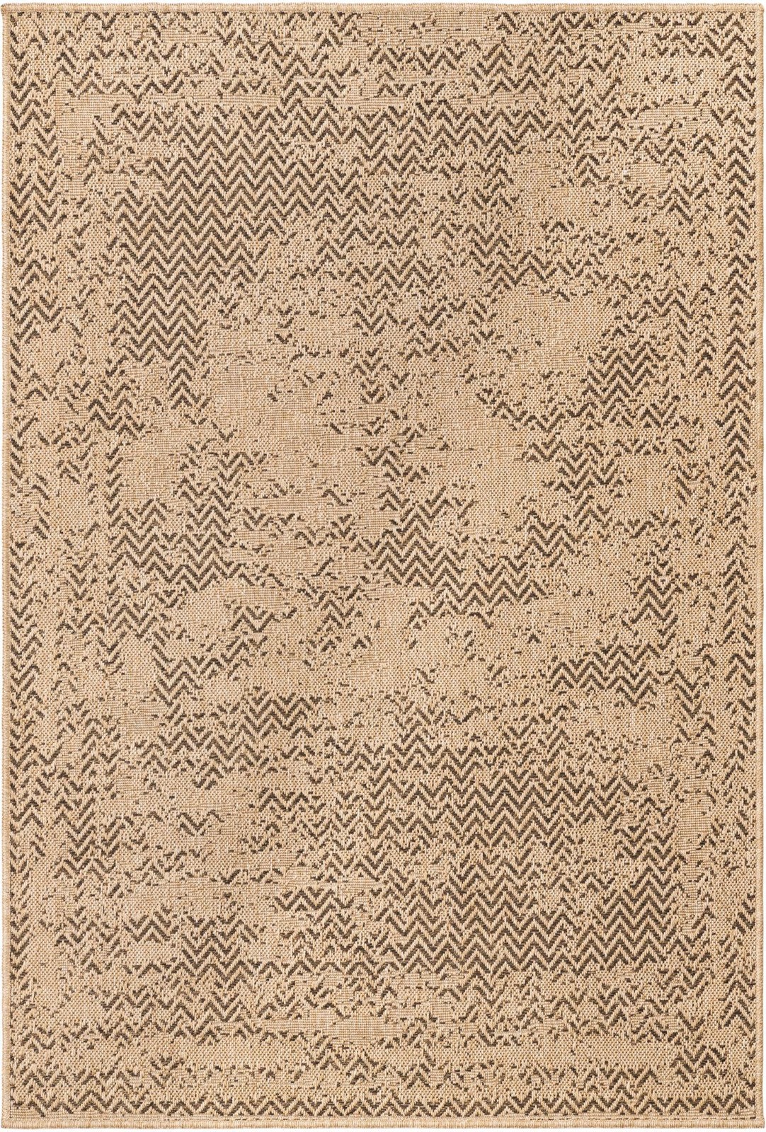 4' x 6' Axton · Chevron rug, natural