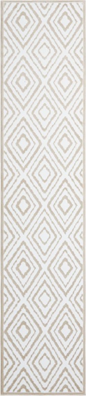 2' 7 x 12' Brattleboro · Diamond rug, snow white