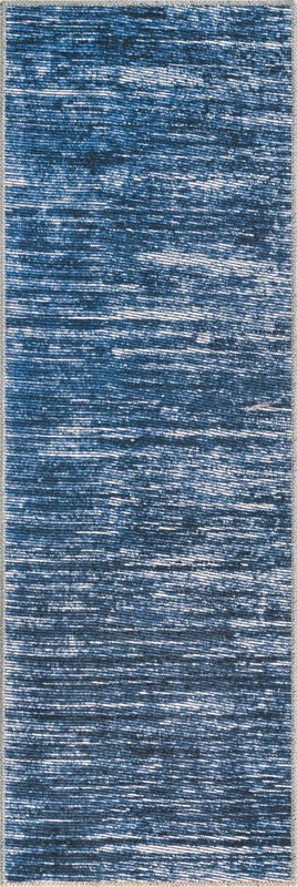 2' x 6' Prewitt · Abstract rug, blue