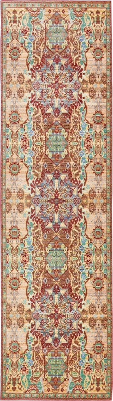 2' 7 x 9' 10 Wyatt · Border rug