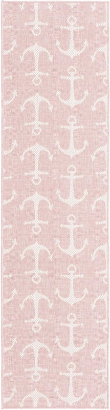 2' x 8' Millbrook · Outdoor Rug, pink