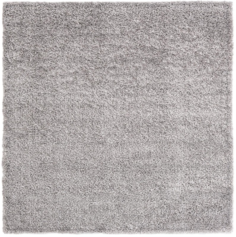 7' x 7' Dunham · Solid Shag Rug, lgrey