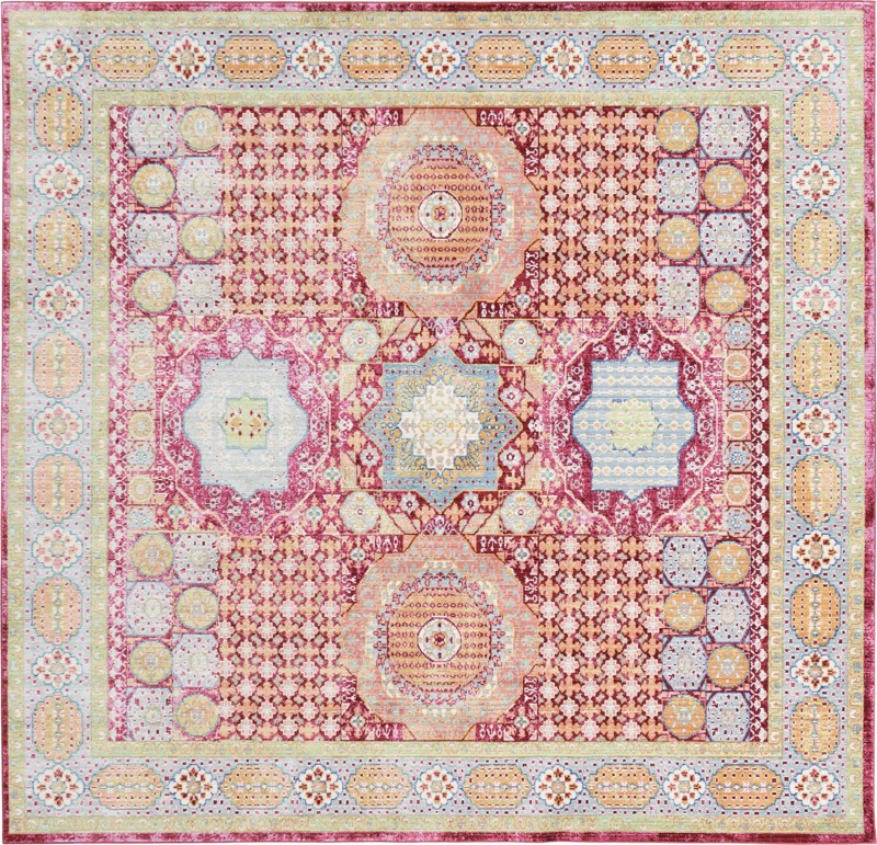 8' x 8' Upshaw · Border rug