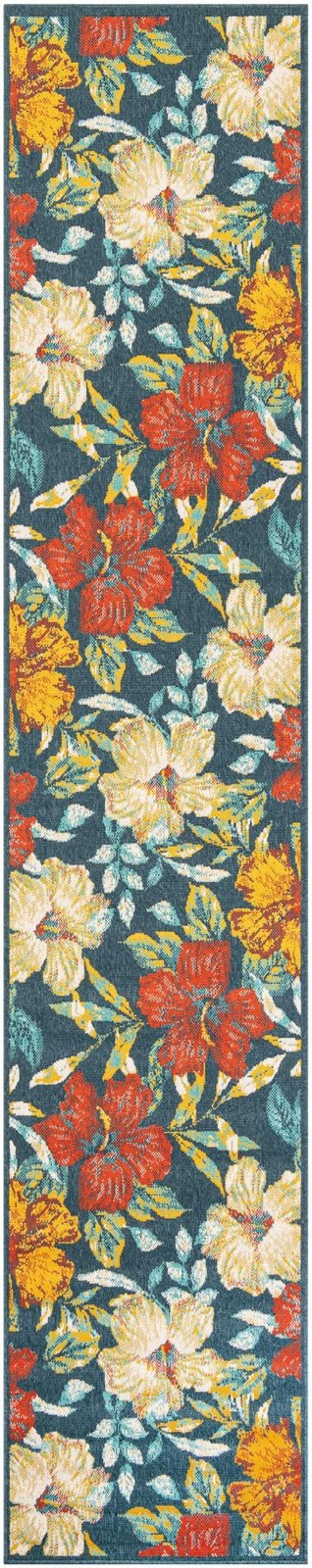 2' 7 x 13' Bickford · Floral / botanical Outdoor Rug, multi