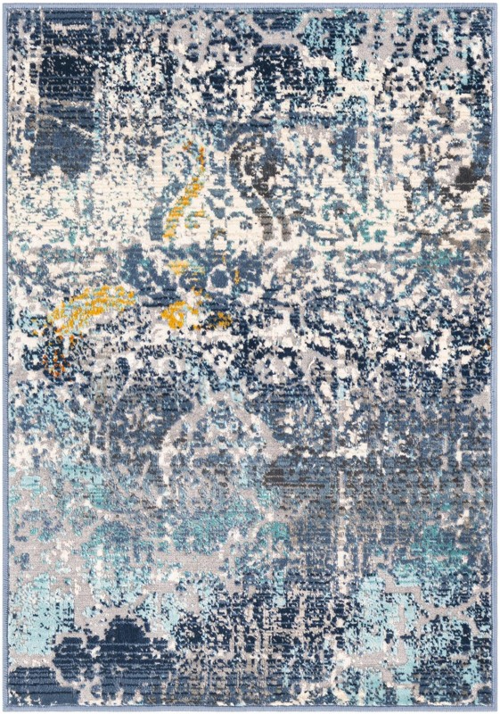Dale · Abstract rug, blue