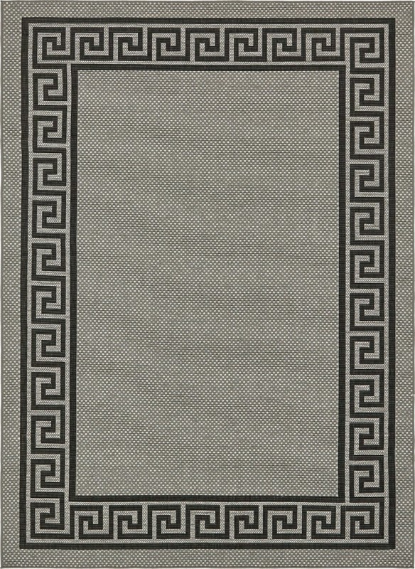 8' x 11' 4 Fanshawe · Border Outdoor Rug