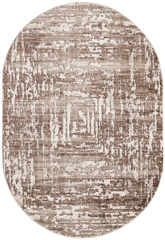 4' x 6' Wrenfield · Abstract rug, chocolate and beige