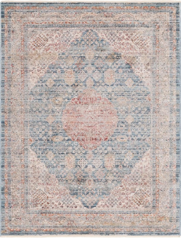 Meridian · Border rug, blue