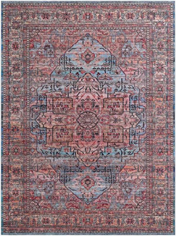 Sawyer · Border rug, blue