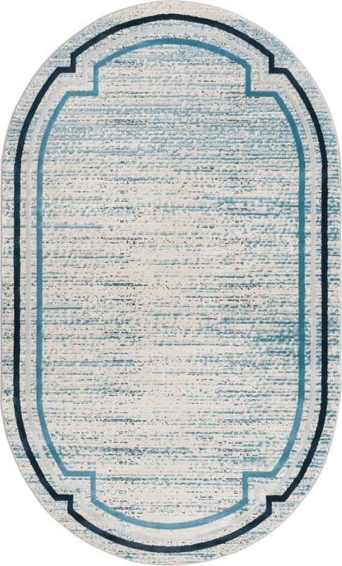 Isham · Abstract rug, blue